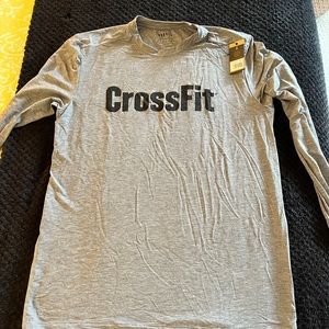CrossFit NoBull Mens Long sleeve tee - grey, Medium, new with tags